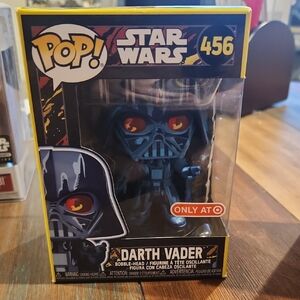 Funko Pop! Star Wars Darth Vader Figure - Black and Red
